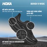  Giày Chạy Bộ Nữ Hoka Bondi 9 Wide - BBLC 