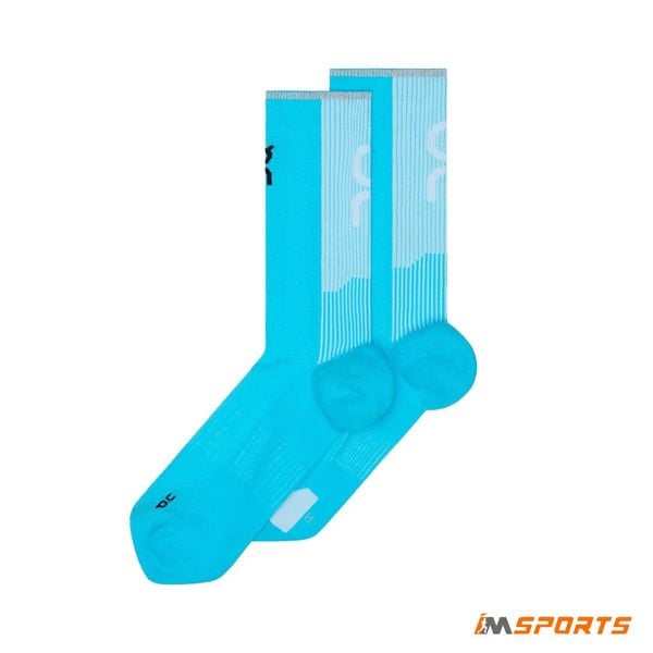 Tất Chạy Bộ On Running Performance Run Sock High - Horizon/White