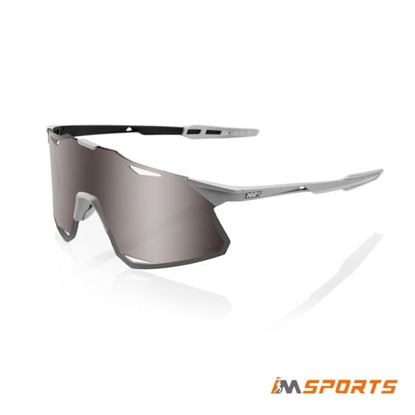 Kính 100% HYPERCRAFT® Matte Stone Grey HiPER - Silver Mirror Lens