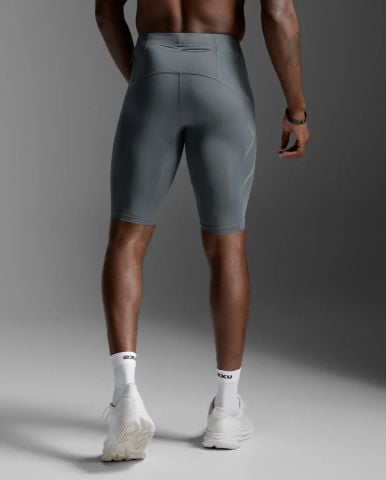 Quần Bó Cơ Nam 2XU Light Speed Compression Shorts Mens - TRB/BRF
