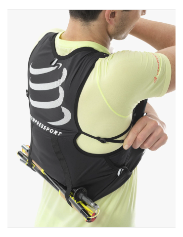 Vest Chạy Địa Hình Compressport UltRun Evo 10 Pack-Black