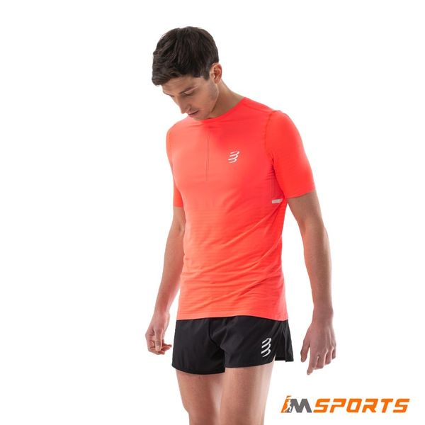 Áo Chạy Bộ Nam Compressport Pro Racing SS TShirt M - Fluo Red-TR