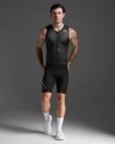  Bộ Quần Áo Nam Ba Môn Phối Hợp Triathlon 2XU Core Trisuit - BLK/WHT 
