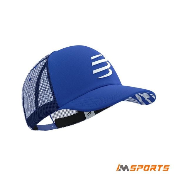 Mũ Thể Thao Compressport Trucker Cap - Dazz Blue/White