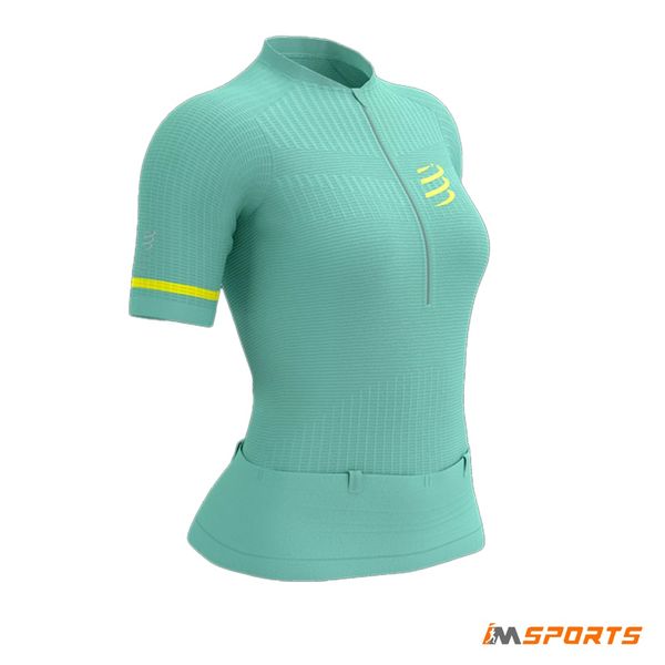 Áo Chạy Trail Nữ Compressport Trail Postural SS Top W - Shell Blue