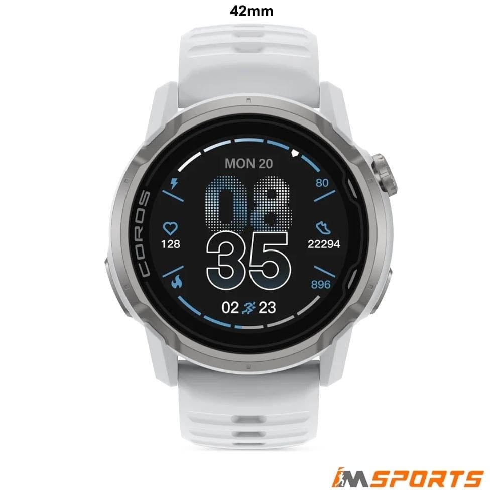  Đồng hồ GPS Thể Thao Coros Apex 4 42mm - White 