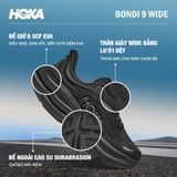  Giày Chạy Bộ Nam Hoka Bondi 9 Wide - BBLC 
