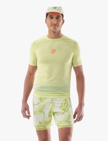 Áo Chạy Địa Hình Nam Compressport Trail Racing SS TShirt M - Shadow Lime