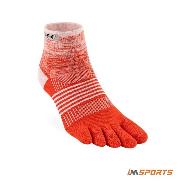 Tất Xỏ Ngón Chạy Địa Hình Injinji Women Trail Midweight Mini-Crew - Hibiscus