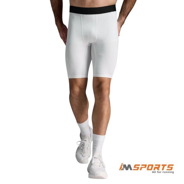 Quần Bó Cơ Nam 2Xu Men's Base Layer Compression Shorts - White