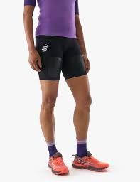 Quần Chạy Địa Hình Nữ Compressport Trail Under Control Short W - BL