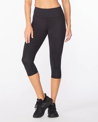 Quần Bó Cơ 2XU Force Mid-Rise Comp 3/4 Tight - Black