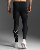 Quần Dài Bó Cơ Nam 2Xu Core Compression - BLK/SIL 