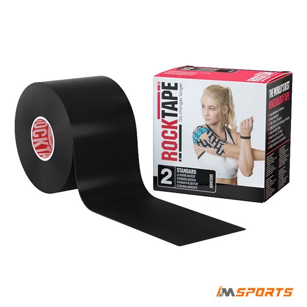Băng Dán Cơ Thể Thao ROCKTAPE STD Tape 5cm x 5m - Black