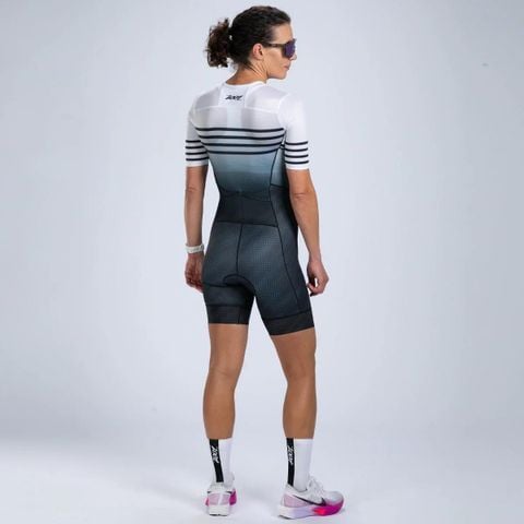 Bộ Quần Áo Ba Môn Nữ Zoot Women's Custom Tri Aero Fz Racesuit - Summit