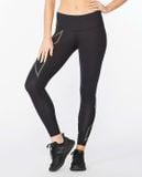  Quần Bó Cơ Nữ 2XU Light Speed Mid-Rise Compression Tights - BLK/BRF 