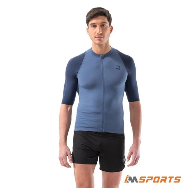 Áo Chạy Địa Hình Nam Compressport Trail Racing Postural SS Top M - Indigo/Blues