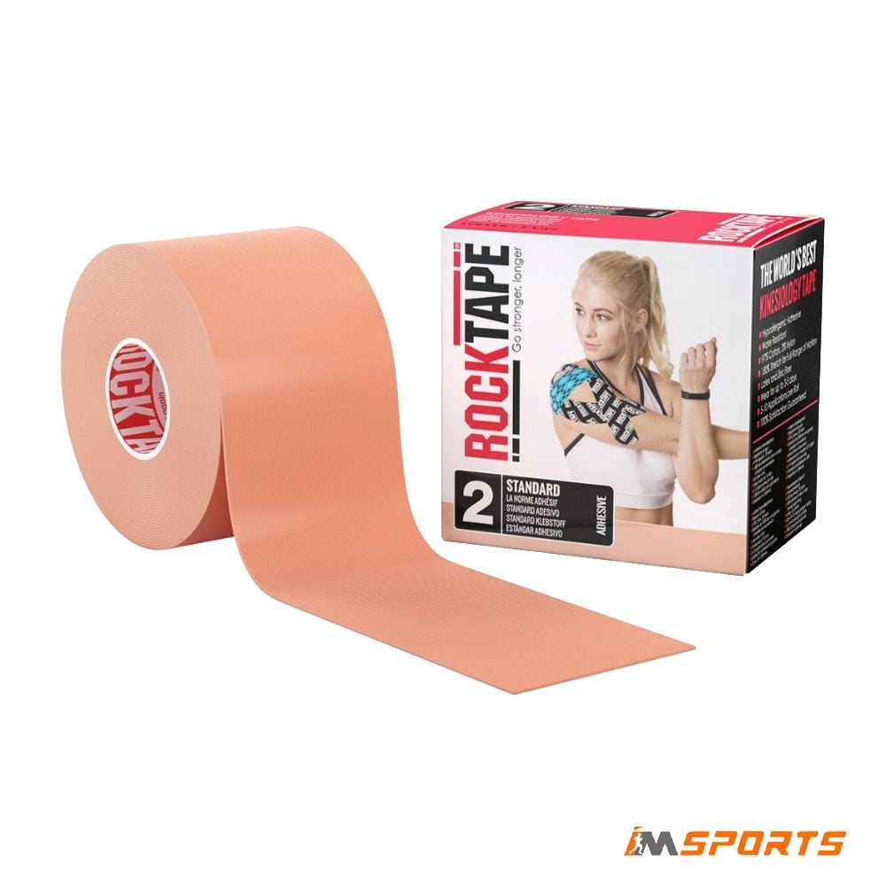  Băng Dán Cơ Thể Thao ROCKTAPE STD Tape 5cm x 5m - Beige 