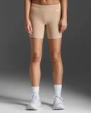  Quần Bó Cơ Nữ 2XU Core Comp Game Day 5" Shorts - BGE/SIL 