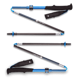  Gậy Chạy Địa Hình Black Diamond Distance Carbon FLZ Running Poles - Ultra Blue 