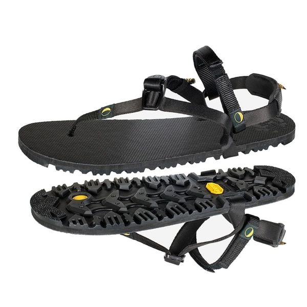 Dép Unisex Luna Sandals Oso Flaco Retro - Black