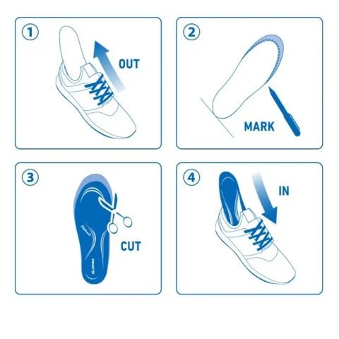 Lót Giày Hỗ Trợ Chân Middle ZAMST Footcraft Standard