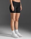  Quần Bó Cơ Nữ 2XU Core Comp Game Day 5" Shorts - BLK/SIL 