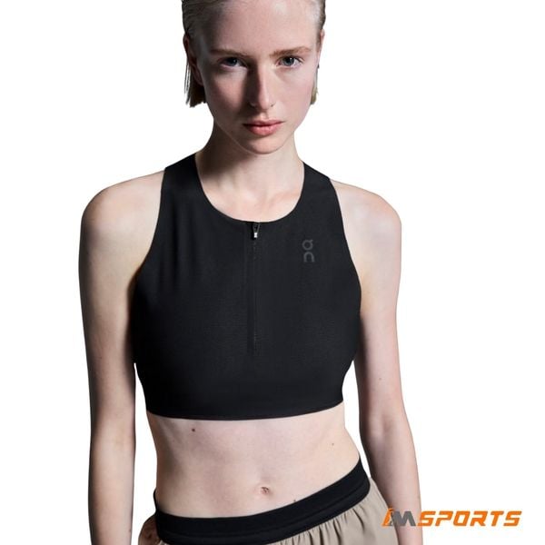 Áo Chạy Bộ Nữ On Running Women's Race Crop - Black