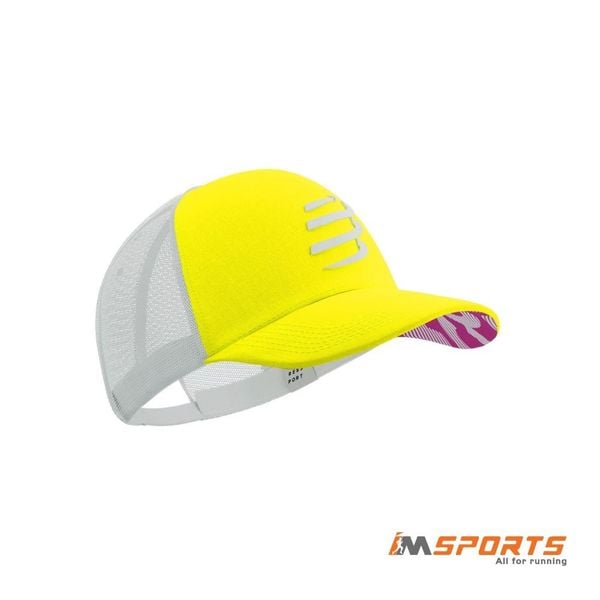 Mũ Thể Thao Compressport Trucker Cap - Safe Yellow/White