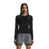  Áo Chạy Bộ Nữ On Running Women's Performance Long-T Lumos - Black 