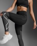  Quần Bó Cơ Nữ 2XU Light Speed React Hi-Rise Compression - BLK/IDK 