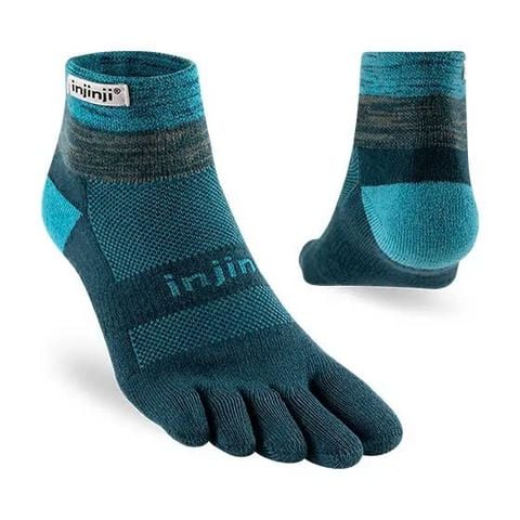 Tất Xỏ Ngón Chạy Địa Hình Injinji Trail Midweight Mini-Crew - Midnight