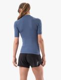  Áo Chạy Địa Hình Nữ Compressport Trail Racing Postural SS Top W - Indigo 