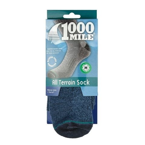 Tất chạy bộ 2 lớp 1000 Mile All Terrain Double Layer Sock - Sapphire