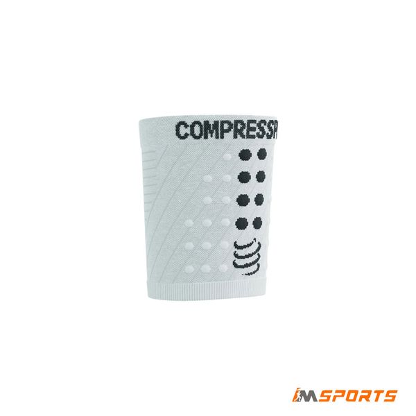 Băng cổ tay lau mồ hôi Compressport Racing Sweatbands - White