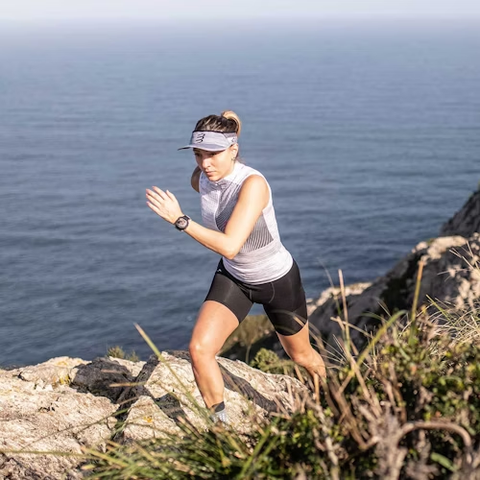 Quần Chạy Địa Hình Nữ Compressport Trail Under Control Short W - BL