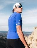  Áo Chạy Địa Hình Nam Compressport Trail Postural SS Top M - Dazzling Blue/White 