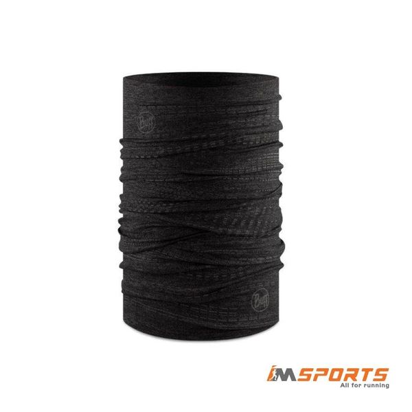 Khăn Ống Đa Năng Buff® DryFlx® Solid - Black (Reflective Elements)