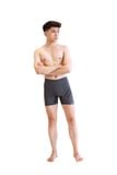  Quần Lót Chạy Bộ Nam Runderwear Men's Running Boxer Shorts - Grey 