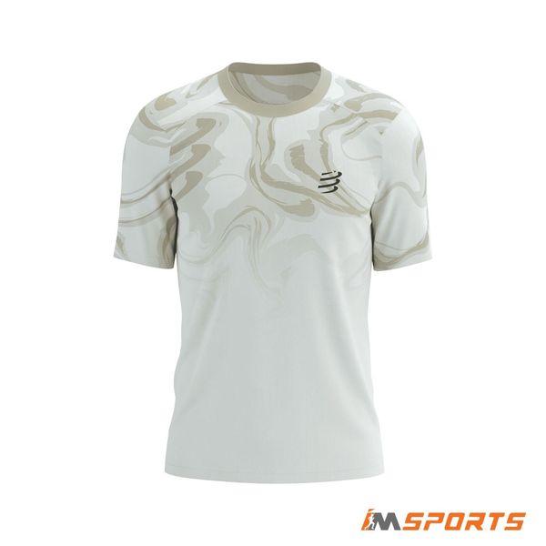 Áo Chạy Bộ Nam Compressport Performance SS Tshirt M - Sugar/Camo Print