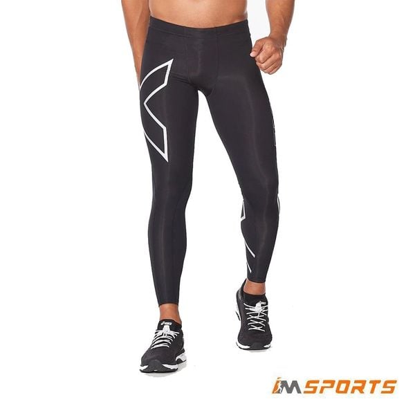 Quần Dài Bó Cơ Nam 2Xu Core Compression - BLK/SIL
