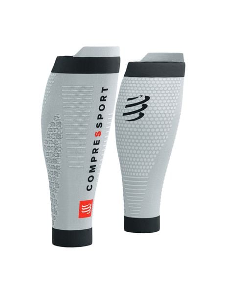 Bó Bắp Chân Compressport Calf R2 3.0 - Grey Melange/Black