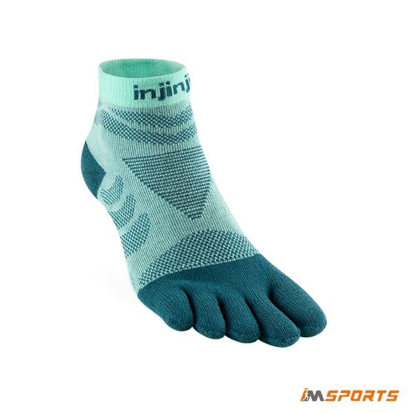 Tất Xỏ Ngón Chạy Đường Dài Injinji Women Ultra Run Mini-Crew - Glacier