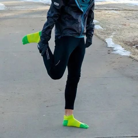 Tất xỏ ngón chạy bộ Injinji RUN Lightweight No Show - Clover