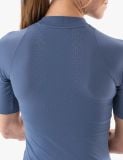  Áo Chạy Địa Hình Nữ Compressport Trail Racing Postural SS Top W - Indigo 