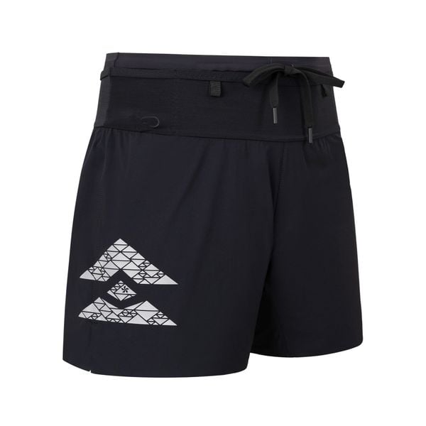 Quần Chạy Bộ Nam T8 Men's Sherpa Shorts - White logo