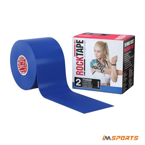 Băng Dán Cơ Thể Thao ROCKTAPE STD Tape 5cm x 5m - Blue