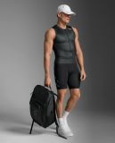  Áo Ba Môn Phối Hợp Nam 2XU Core Tri Tank - BLK/WHT 