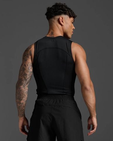 Áo Ba Lỗ Nam 2XU Core Compression Sleeveless - Đen