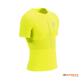  Áo Chạy Bộ Nam Compressport Racing SS Tshirt M - Safe Yellow/Silver Reflective 